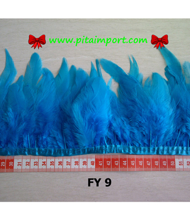 Bulu Ayam Bulet Turquoise (FY 9)